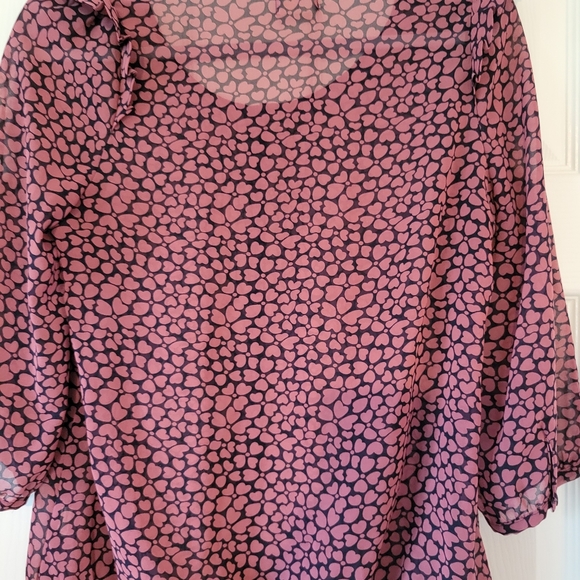 Pins and Needles Womens Ruffled Shoulder Blouse - Picture 5 of 5